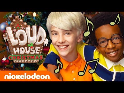 IRL Loud House Christmas Movie Theme Song! ?? | Nickelodeon