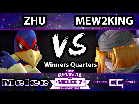 Revival of Melee 7 - Mew2King (Sheik) Vs. Zhu (Falco) - Winners Quarters