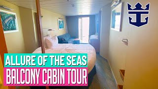 Ultimate Balcony Cabin Tour - Royal Caribbean Allure of the Seas