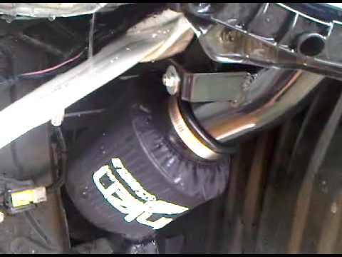 06 Scion TC Injen CAI water soaked filter after rain + fix