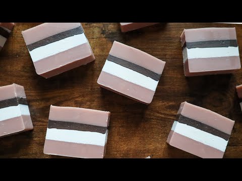 CAMPFIRE S'MORES SOAP | Cold Process Soap Making - Bath & Body Works Dupe - Mountain View Soap