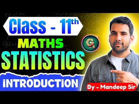Class - 11, Intro to Statistics Maths || Statistics oneshot class 11 CBSE NCERT  @GREENBoard