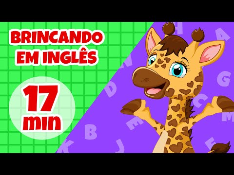 Brincando em Inglês com a Giramille - 17 min | Desenho Animado Musical