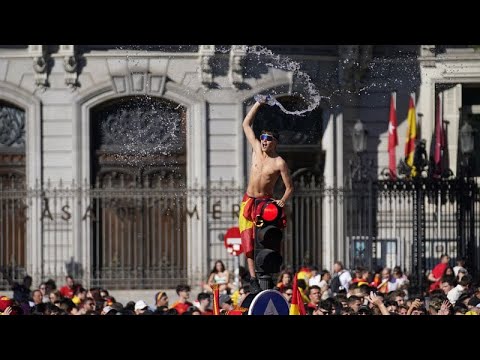 "Es lebe Spanien": Die Sieger der EM 2024 werden zu Hause gefeiert