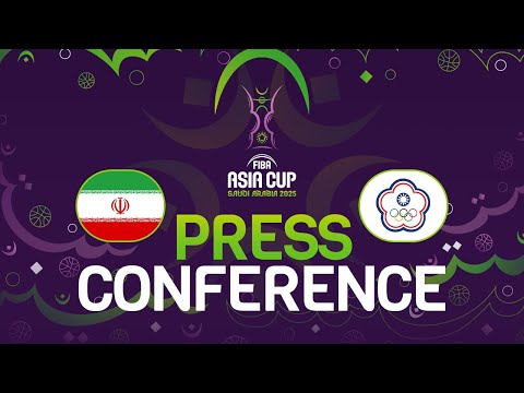 Iran v Chinese Taipei - Press Conference | FIBA Asia Cup 2025