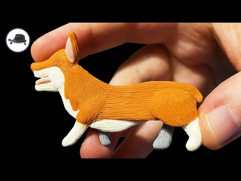 FAST and EASY Dog Walk Cycle (stop motion animation)