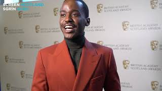 Ncuti Gatwa interview with Screen Scotland at BAFTA Scotland 2021