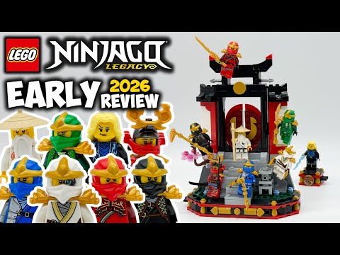 Ninja Character Display 15th Anniversary EARLY 2026 Review! Ninjago Legacy Set 71866