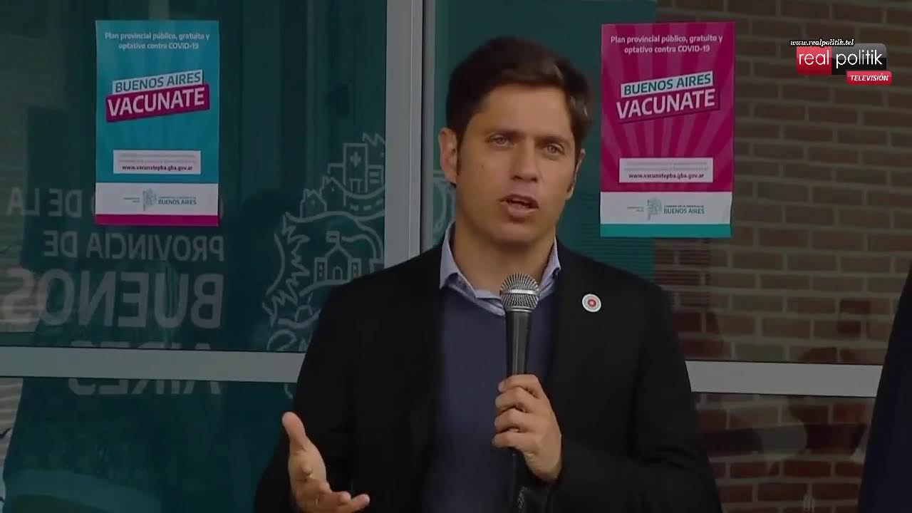 Kicillof anunció la vacunación libre contra el COVID-19 para mayores de 3 años
