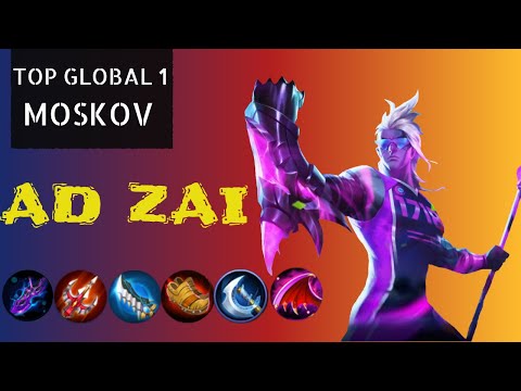 SAVAGE MOSKOV!! SPEAR MASTER UNSTOPPABLE!! [10/0/7]- TOP GLOBAL 1 MOSKOV AD࣢ZAI GAMEPLAY