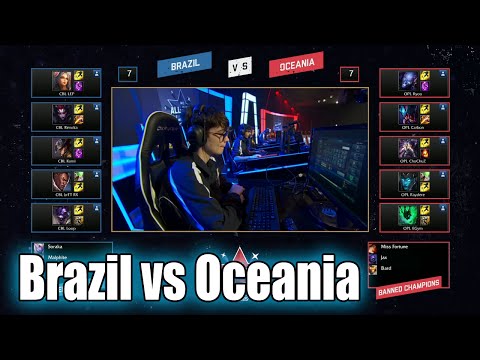 [60 FPS] Brazil vs Oceania | IWC All-Star Melbourne 2015 Day 2 | CBLOL vs OPL LoL eSports All Stars