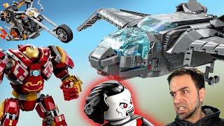 LEGO Marvel 2023 official reveals & thoughts! Quinjet, Ghost Rider, Morbius, another Hulkbuster ++ by JANGBRiCKS