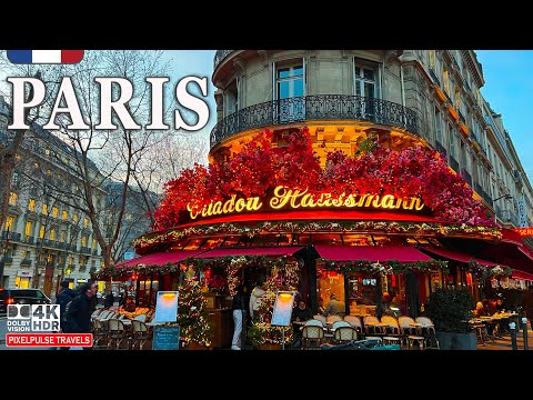 PARIS Waking Tour 🇫🇷 France | Walking Tour in City of Light💡| 4K HDR 60fps |