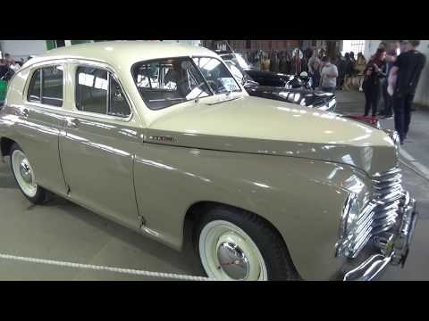 GAZ M20 Pobeda, 1954., autó, Oldtimer Show, 2018., v180415-7-027