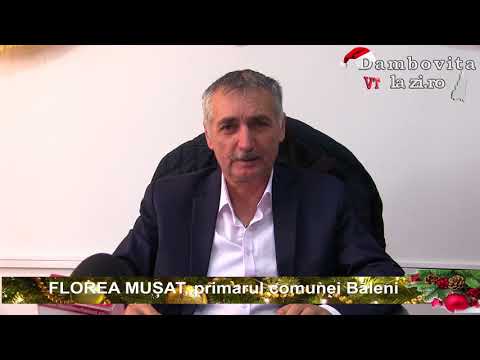 FLOREA MUȘAT, primarul comunei Băleni