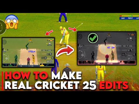 Cricket Game Video Editing/Real Cricket 25 Game Play Video Editing