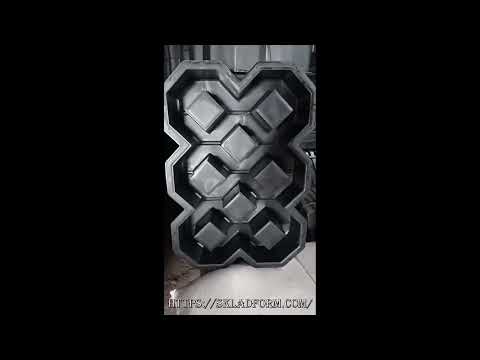 Форма для тротуарной плитки газонная решетка - фото 1 - id-p2061350583