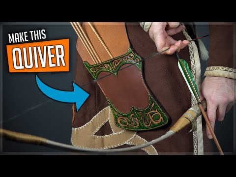 Make a QUIVER - Turkish Quiver - Leathercraft