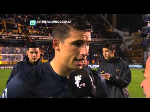 Calleri: "Mi primer gol en La Bombonera" .Boca 1 - Racing 0. Fecha 7.Primera División 2014. FPT.