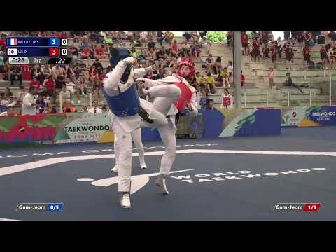 122 Round of 16 WOMEN W +67KG FRA AVOULETTE S  KOR LEE D