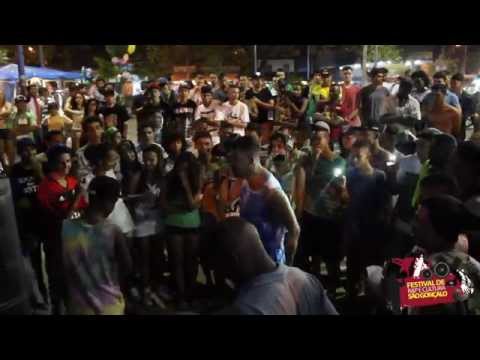 Batalha de Mc´s - Orochi vs Atom - Final - Festival de Rap e Cultura de São Gonçalo Edição 61