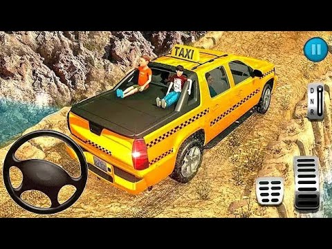 Offroad UpHill SUV Taxi Driving Taxi Games