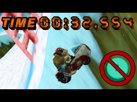 [MKW TAS] DK Summit Fast Lap - 32.554 (No A Button)