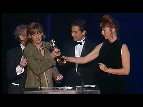 Laurent Gerra & Virginie Lemoine reçoivent un Molière (1997)