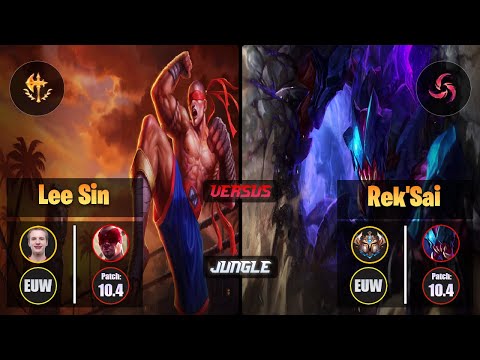 Jankos LEE SIN (Jungle) [Conqueror] VS REK'SAI - Challenger EUW Patch 10.4