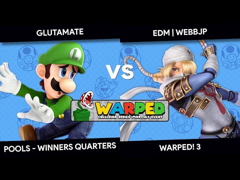 WARPED! 3 - Glutamate (Luigi) vs WebbJP (Sheik) - Pools - Winners Quarters