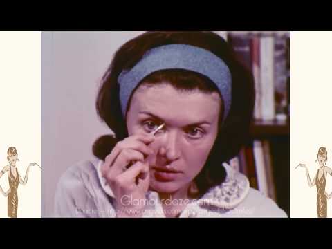 Vintage 1960s Makeup Tutorial Film Video