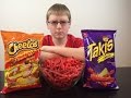 13 Yr Old Does Takis Fuego Hot Cheetos Challenge Crude Brothers