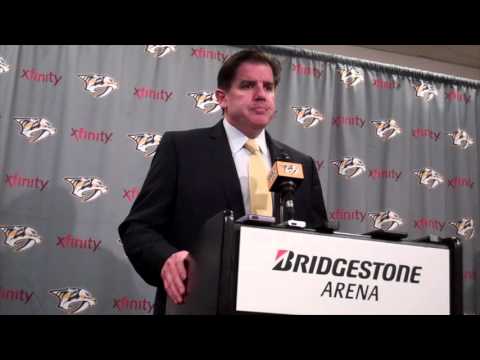 Pekka Rinne & Peter Laviolette - Post Game - Predators vs Blackhawks