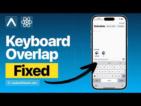 How I handle keyboard avoidance in React Native
