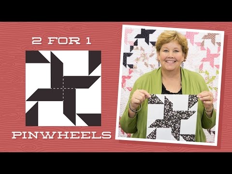 Make an Easy 2 for 1 Pinwheel Stars Quilt with Jenny Doan! (Video Tutorial)
