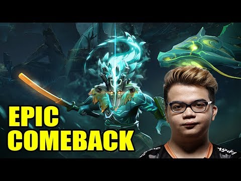 GEEKFAM.RAVEN JUGGERNAUT THE MOST EPIC COMEBACK IN DOTA 2