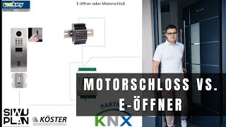 Haustür Motorschloss oder E-öffner / Schnapper ? Ekey + @DoorBird-intercom mit Motorschloss / KNX Smarthome