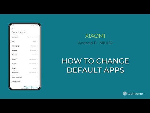 How to Change Default Apps - Xiaomi [Android 11 - MIUI 12]