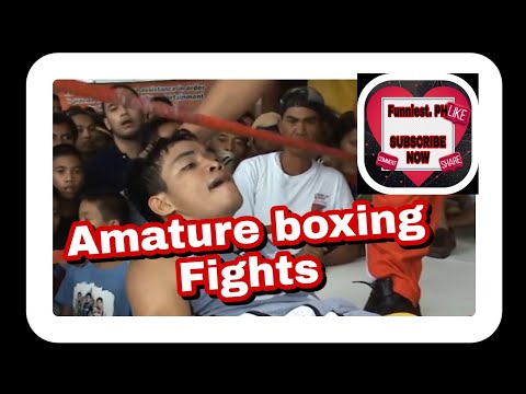 Amature boxing fights (knockout punch)