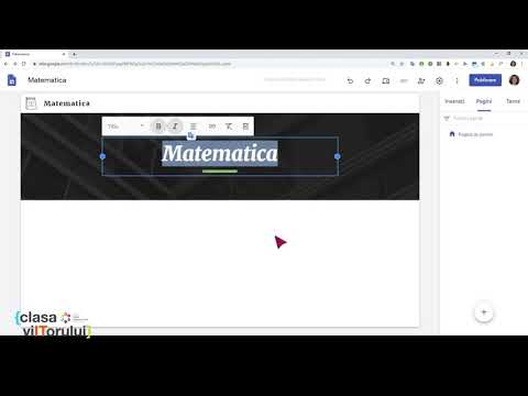Google Sites - seminar online