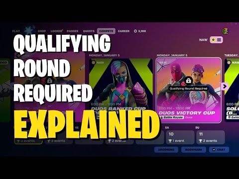 Qualifying Round Required EXPLAINED - Fortnite Tournaments