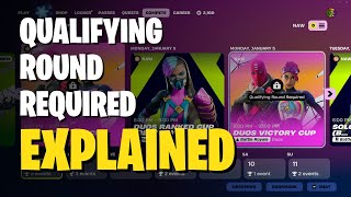 Qualifying Round Required EXPLAINED - Fortnite Tournaments