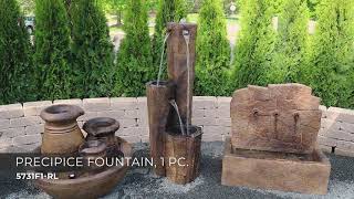 Watch A Video About the Precipice Relic Lava LED Outdoor Floor Fountain