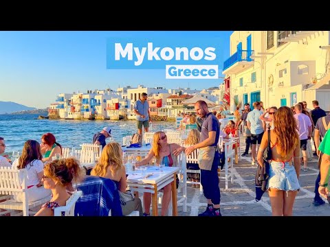 Mykonos, Greece 🌴 | The Island Of The Winds | 4K 60fps HDR Walking Tour