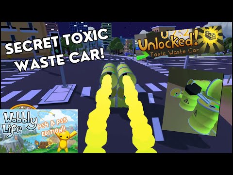 FINDING the KEY to a SECRET TOXIC WASTE CAR! - WOBBLY LIFE FOR PLAYSTATION!! PS4/PS5 EDITION!