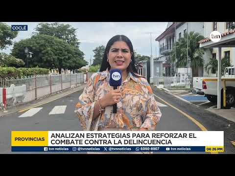 Autoridades fortalecen acciones de seguridad y prevención en Coclé