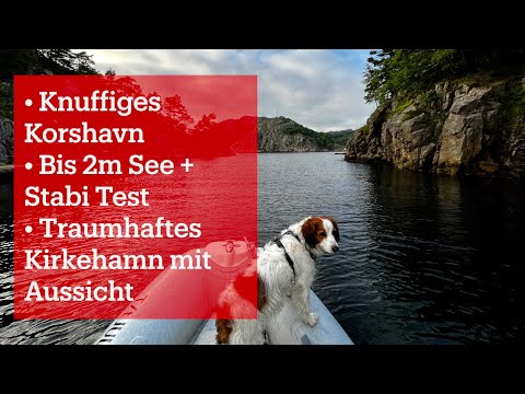 2m SEEGANG + Stabi Test! Knuffiges Korshavn,  traumhaftes Kirkehamn mit Aussicht -  in Norwegen (9)