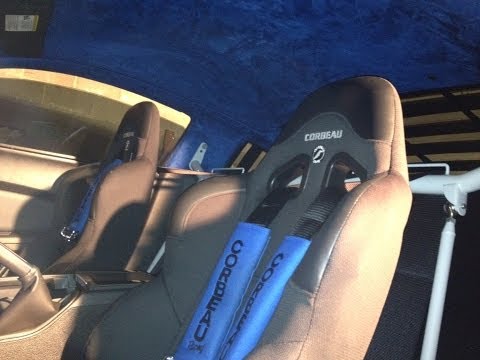 2012 Mustang Customer Interior (Corbeau Racing Seats, Suede Headliner, Dash Kit)