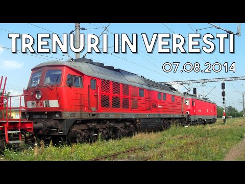 Trenuri in Veresti - 07.08.2014 - Trains in Veresti