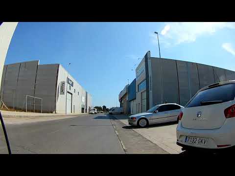 Museros, Valencia, Spain through Arts and Sciences Complex on Bicycle.